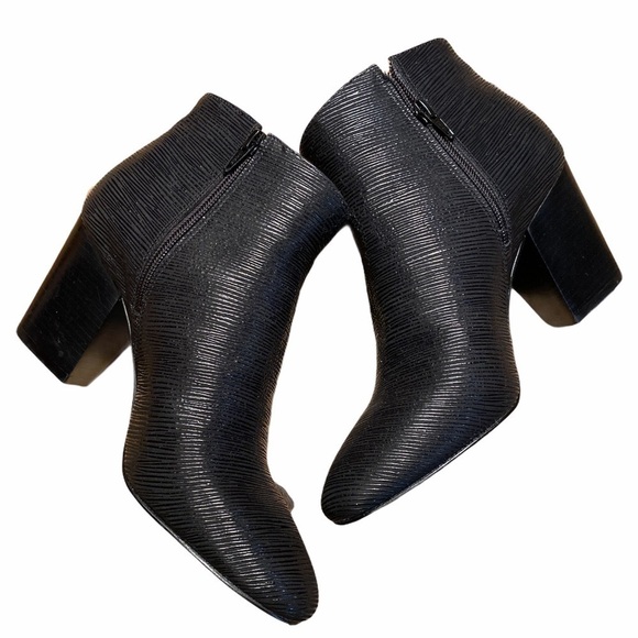 Klub Nico Black Leather Bernarda Booties size  9M - Picture 4 of 9